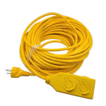 국산 전기연장선 1.5SQ 1구 5M 캠핑선 현장작업전선 멀티탭 리드선 작업선 야외콘센트 : 남동전기조명