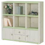 우리아이 장식장 책장 J1370 미니 다용도장 문4자 : 가구왕 사무용가구