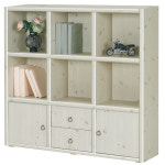 우리아이 장식장 책장 J1370 미니 다용도장 문4자 : 가구왕 사무용가구