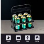 음료수캐리어 맥주 캔 홀더 테이크 아웃 음료 커피 접이식 컵 캐리어 : 셀러시대