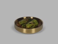 키친아트 금상첨화 티타늄 이중 찬기 14cm 반찬기 앞접시 스텐 그릇 업소용 식당용 : 히스터