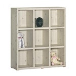 멀티 박스형 책장 J1520 미니 다용도장 4자 : 가구왕 사무용가구