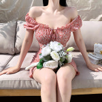 플라워 썸머 셔링 원피스 : 보보어패럴주식회사