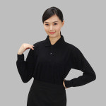 긴팔 30수 PKG 카라 티셔츠 식당 카페 주방 홀 서빙 유니폼 단체 : 오렌지가운