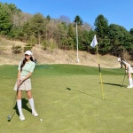 여름 골프니삭스 골프발목양말 여성골프양말 골프스타킹 발가락 골프양말 중목 초록색 덧신 네온 단목 형광 : 행복한사람들스토어