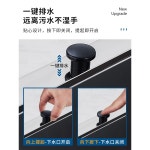 청소운반구 스테인레스 카트 이동식청소도구함 수레 바퀴 : 아시아스타