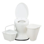 이동식 변기 플라스틱 화장실 야외 수영장 캠핑 계곡 : 직구기업