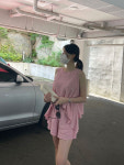 [에이블]린넨 쇼츠 민소매 셋업 2color : A ble