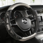 자동차핸들보호부품 자동차핸들커버 car 스티어링 휠 커버 탄소 섬유 가죽 for nissan qashqai j11 x trail t32 for vw golf 7 2015... 