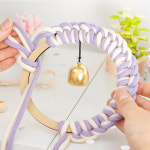 민화샵 마크라메 도어벨 / 드림캐쳐 diy 벽걸이 소품 감성인테리어 벽장식 만들기 월행잉 : 문구티쳐
