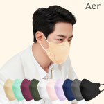 아에르 프로 마스크 국산 일회용 귀안아픈 숨쉬기편한 새부리 컬러마스크 1매 : 주식회사 대양상사