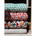 르쁘띠 루카스 Tibetan Flowers Reversible Quilt 퀼트 차렵이불 : 라곰맨션