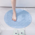 목욕탕 수영장 논슬립 사우나 욕실 물빠짐 실리콘접착패드 바닥 미끄럼 방지 깔판 발판 매트 : 하이율몰