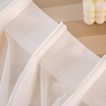 핀꽂고세탁 먼지오염방지 화이트 쉬폰커튼 항균 안심소재 베이직 프리미엄 나비주름70x120 : 올댓하우스