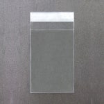 (도매) OPP 봉투 접착 포장 비닐 66가지 사이즈 투명 접착식 오피피 3 X 16cm＋4cm （4000장） : 다빛코리아
