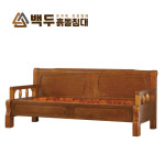 황토흙쇼파 황토쇼파 숯 만수무강 효도 침대 카우치 3인용 505C : 모닝팜스