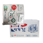 지도표 재래식성경 조각김 4g x 12단 8봉 : 달인식자재마트