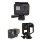 고프로 프레임 범퍼 케이스 히어로 7 6 5 블랙 화이트 액션캠 카메라 DSLR OSMO GOPRO SJ4000 SJ : 티티케이몰