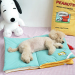 스누피 강아지 고양이 굿나잇 북 매트 4단 애견쿠션 방석 : 견인구역