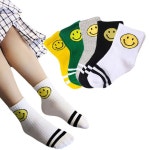 스마일 스트라이프 유아양말 5종세트(3-12세) 400057 유아양말 아기양말 유아긴양말 유아니삭스 : 티티케이몰