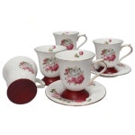 도자기 커피잔 찻잔 머그컵 머그잔 홍차잔 5P 세트 S : 주주샵