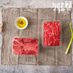 [늘푸름한우] 1등급이상 냉장 실속세트 4호 800g(불고기 400g+사태 또는 목심 400g) : 농업회사다온푸드