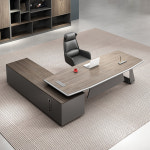 사장님 중역책상 사무용책상보스 책상 의자 겸용 사장 상사 관리자 책상 사무용 330 : 우주최강상점