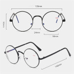 초경량안경테 ~ 빈티지 프레임 여성 남자 안경 맑은 렌즈와 클래식 라운드 안경 : VIENTO