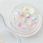 네일파츠 오로라 조개 원케이스  바다 아쿠아 여름(12개입) : 네일장터