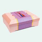 전통 한지상자 이바지상자 실크상자 한과박스 떡상자 떡포장(3개 - 개당 10,000원) - 이바지3호 대 : 메이크박스