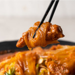 국내산 돼지갈비 듬뿍 묵은지 김치찜 캠핑 : 무등산식당