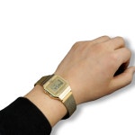 카시오 CASIO A700WMG-9A 골드 매쉬 전자 메탈 패션시계 : 동대문에서 뭐사지