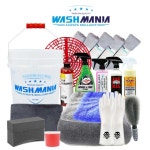 워시매니아 15종 세차도구세트 세차용품 세트 풀패키지 / 실내 실외 타이어를 한번에 : 워시플러스