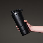 메탈쉐이크 쉐이크통 헬스 물병 스테인리스 쉐이커보틀 600ml, 블랙 : 메탈쉐이크 코리아