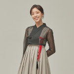 리슬 검정 비치는 시스루 저고리 블라우스 생활한복 : 리슬