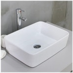 YJ-9103 도기볼/탑볼세면기 : 벽 매립수전 몰