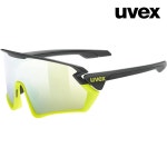 uvex 우벡스 231 스포츠 글래스 남녀공용, 블랙/옐로우 : infun