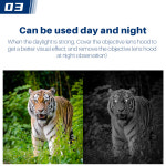 고배율 쌍안경 망원경 사냥 야간 투시경 단안 범위 적외선 디지털 장거리  비전 야간 : MYMINE MALL