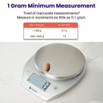 Etekcity 보울형 저울 실버 스테인리스 스틸 5kg   0.1g 단위저울 Etekcity 0.1g Food Kitchen Scale, Bowl, Digital Grams : 천조국상점