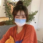 무지개 레인보우 마스크 4color 그라데이션 덴탈마스크 핑크 베이지 컬러 패션마스크 : 갓샵 GODSHOP