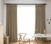 100% 거실 암막커튼 제인 유럽 현대 전체 정전 환경 보호 면 린넨 두꺼운 84 : 헤이데이상점