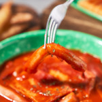 옛날떡볶이 떡볶이 밀키트 캠핑용 간식용 2-3인분 국물떡볶이 600g : 이유상사몰