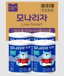 모나리자 점보롤 화장지 1겹 500m 4롤 x 4팩 / 총 16롤 : 주짱몰