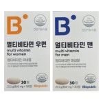 바이오 퍼블릭 멀티비타민 맨 25.5g (850mg x 30정)+멀티비타민 우먼 25.5g (850mg x 30정) : 그림스페이스
