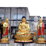 대형  불상 부처님상 아난다 존자 1.6미터 석가모니불 1명의 부처 2명의 제자 117 : 샵앤모아