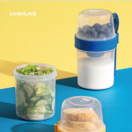 도시락통 잠금 및 식품 보충 상자 신선한 등급 플라스틱 전자 레인지 과일 샐러드 밀봉 : 호세아Hosea