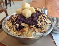 빙수떡 빙수용인절미 2kg 토핑재료 팥빙수떡 카페 콩고물 굳지않는 고명인절미 : 지리산떡방앗간