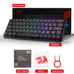 유선 무선 기계식키보드 redragon elise pro k624p rgb 슈퍼 슬림 : 비빙