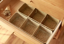 감성바구니 휴양지소품 인테리어 동남아 베트남 태국 라탄바구니 해초 내추럴 스타일 수납함 : 어메이징쇼핑