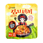 아워홈 김치세끼 볶음김치 80g 여행용 캠핑용 pc방용 낚시용 : 엘림GO커머스